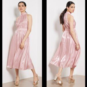 NWT O.P.T Caralyn Shimmering Blush Midi Dress Sz S